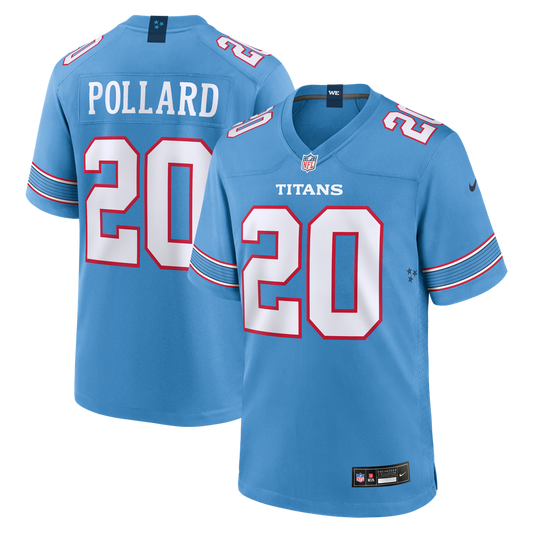 Tennessee Titans Tony Pollard Nike Light Blue Game Jersey product image 1