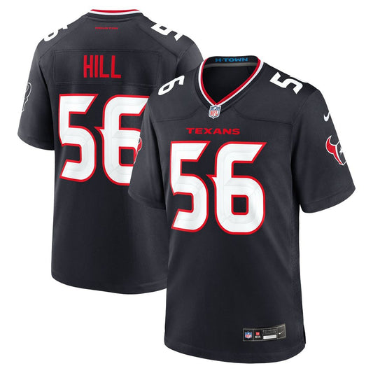 Houston Texans Jamal Hill Nike Navy Game Jersey product image 1