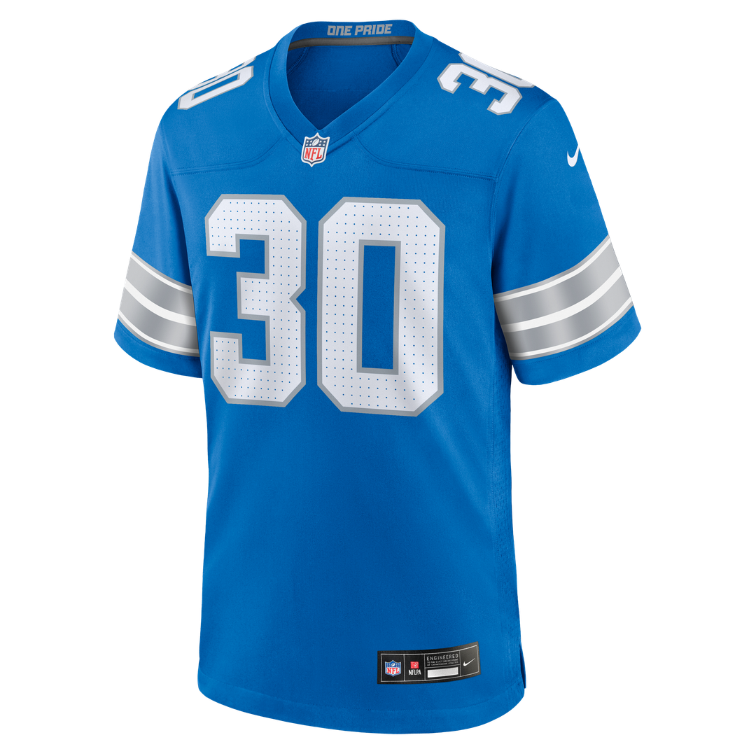 Detroit Lions Khalil Dorsey Nike Blue Game Jersey product image 2