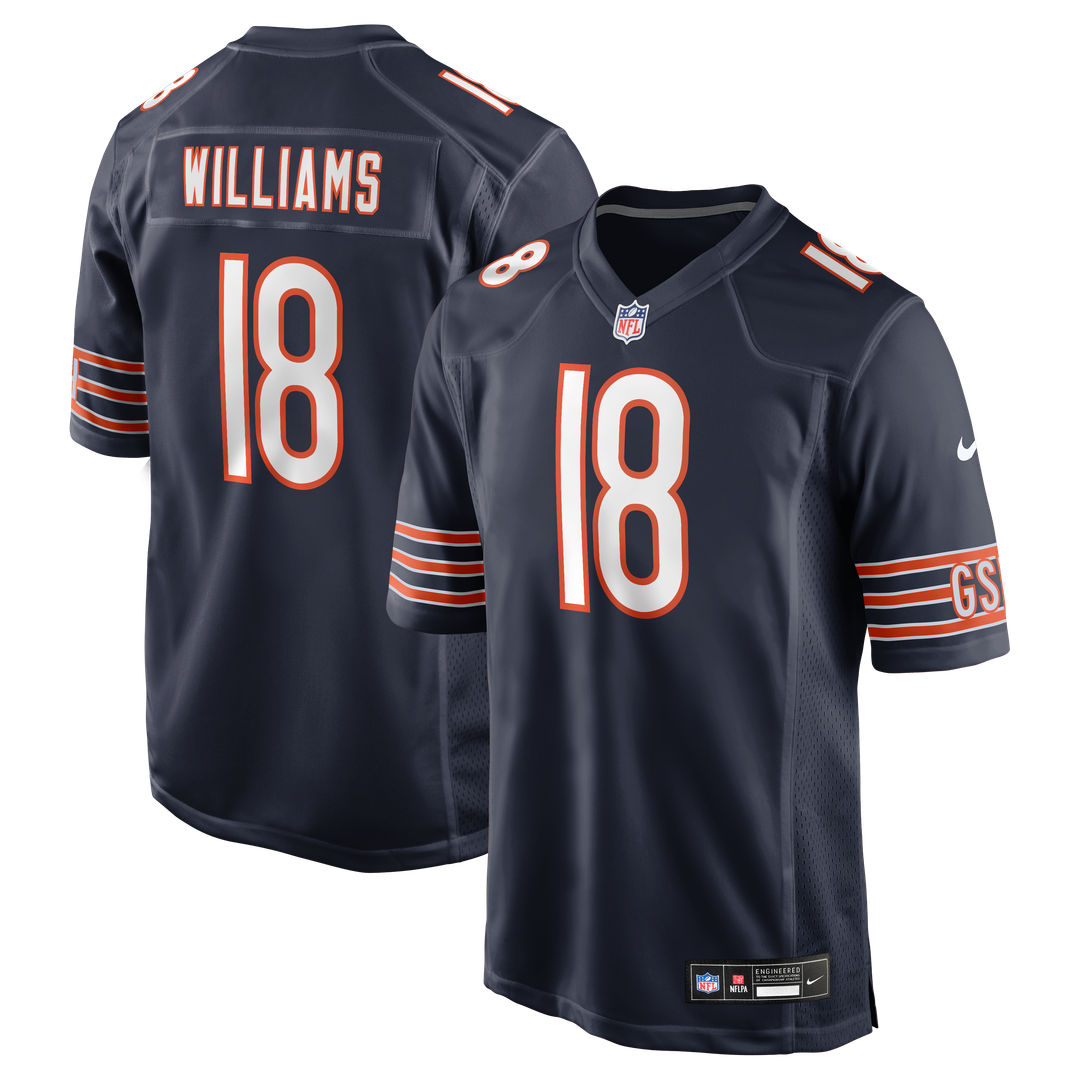 Chicago Bears Caleb Williams Nike Navy Game Jersey product image 1