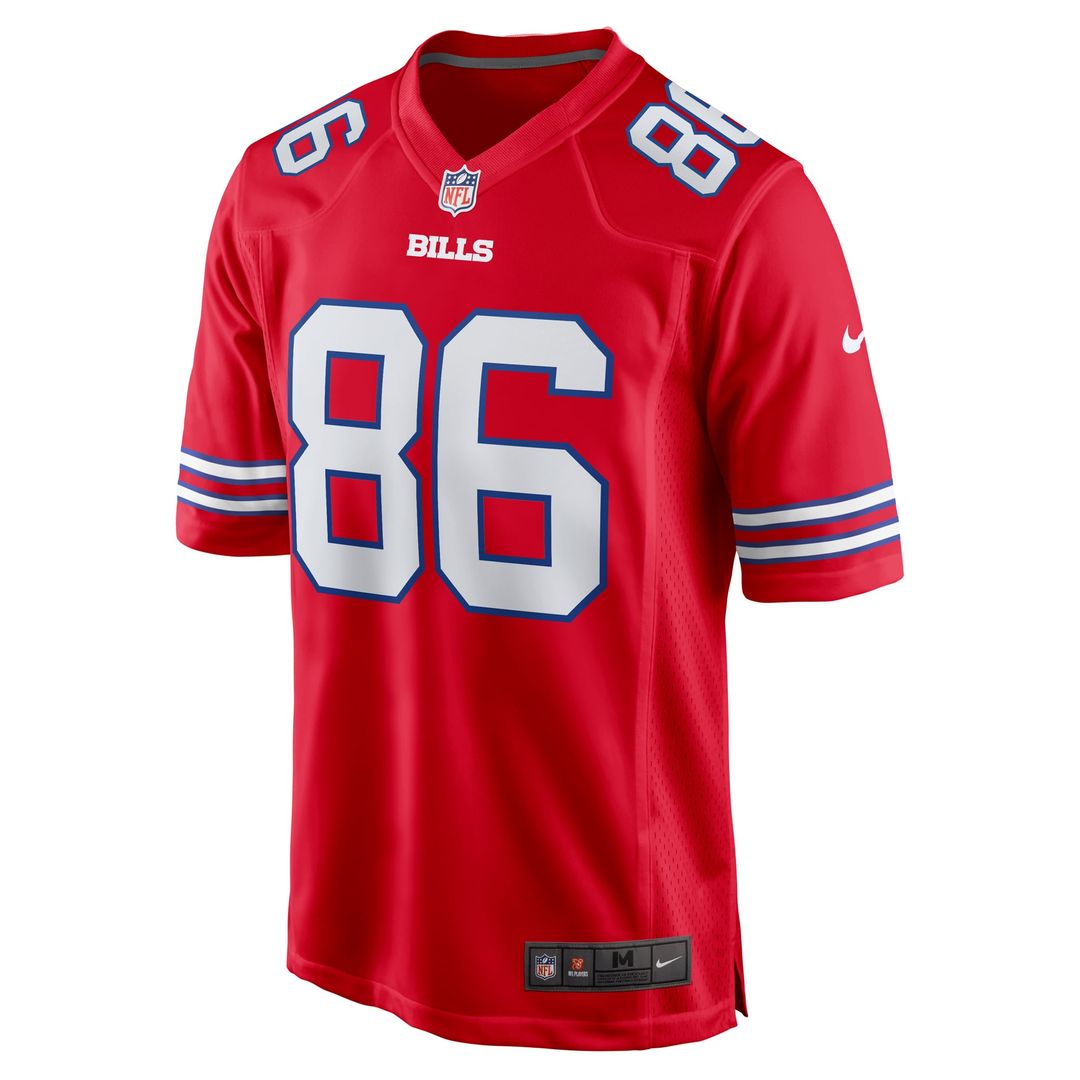 Buffalo Bills Dalton Kincaid Nike Red Alternate Game Jersey product image 8