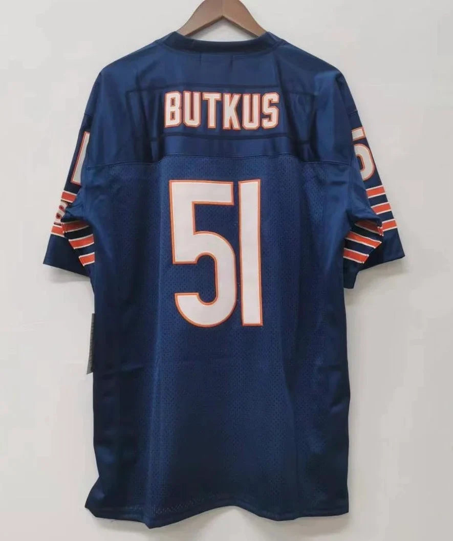 Dick Butkus Chicago Bears Official NFL Mitchell & Ness Jersey product image 1, provided for visual reference and product