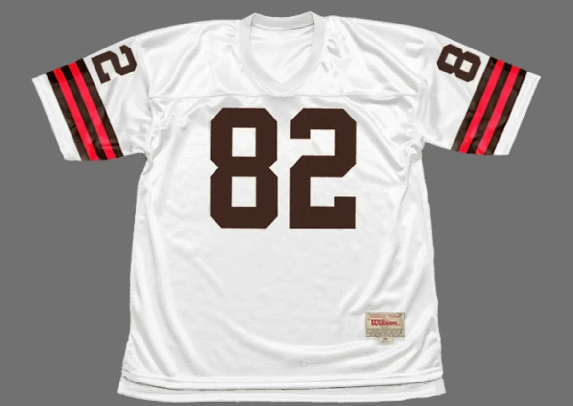 Ozzie Newsome Cleveland Browns Official NFL Mitchell & Ness Jersey white product image 2, provided for visual reference and