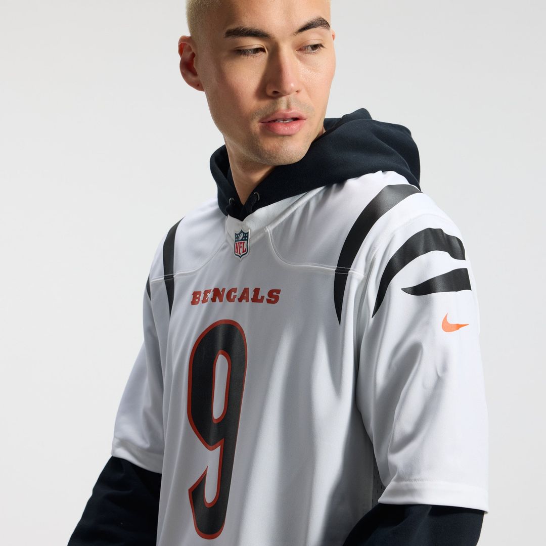 Cincinnati Bengals Joe Burrow Nike White Game Jersey product image 10
