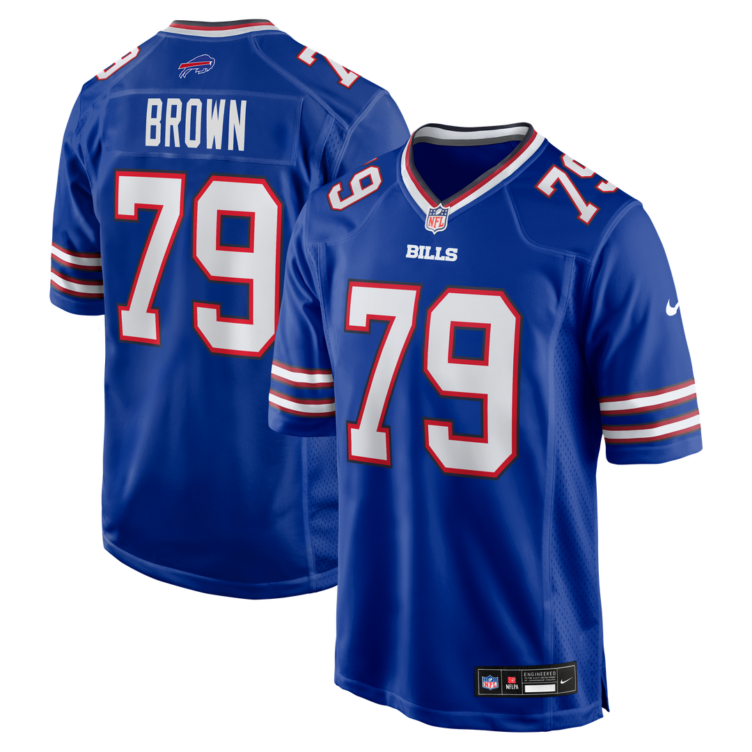 Buffalo Bills Ruben Brown Nike Royal Retired Player Game product image 1