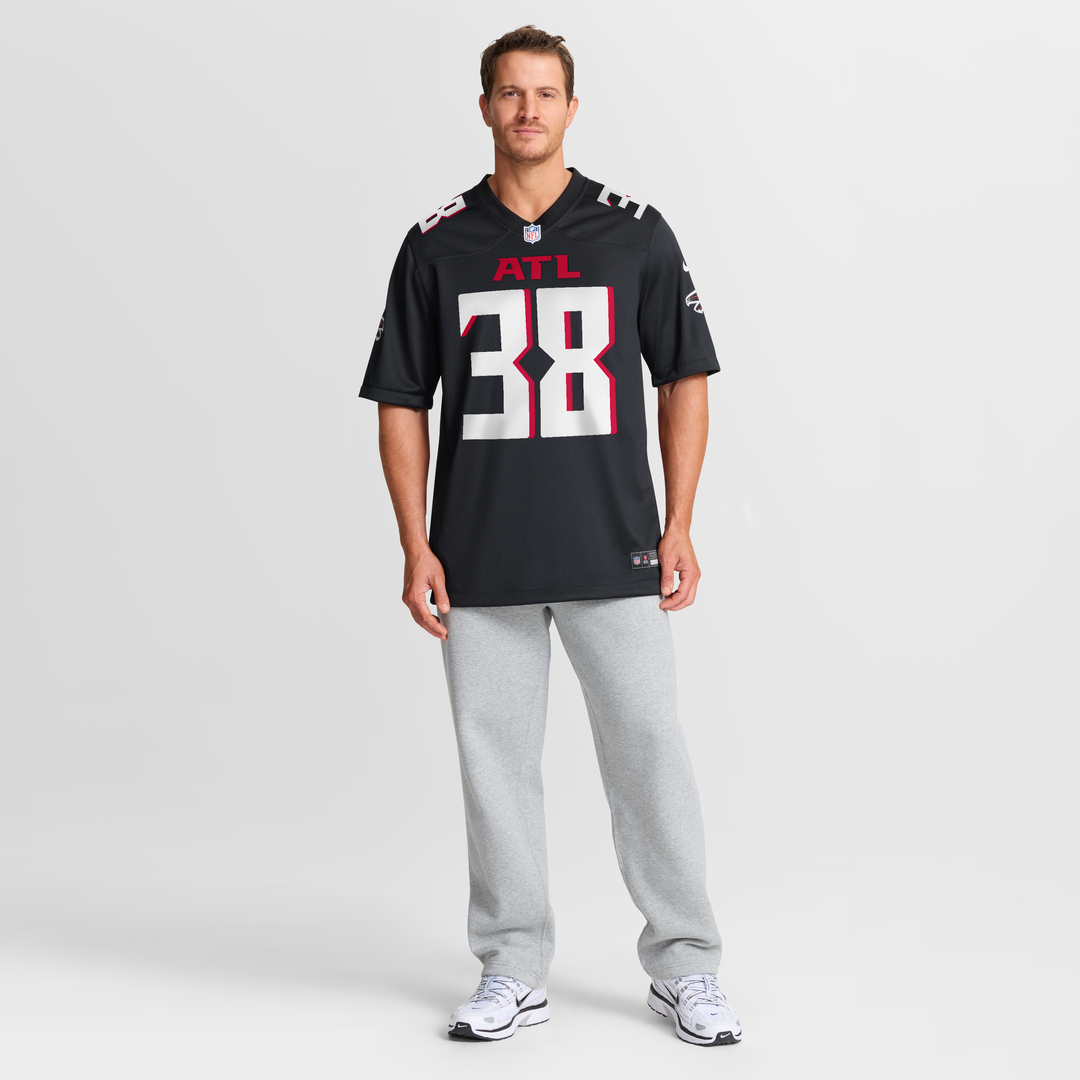 Atlanta Falcons Nathan Carter Nike Black Game Jersey product image 7