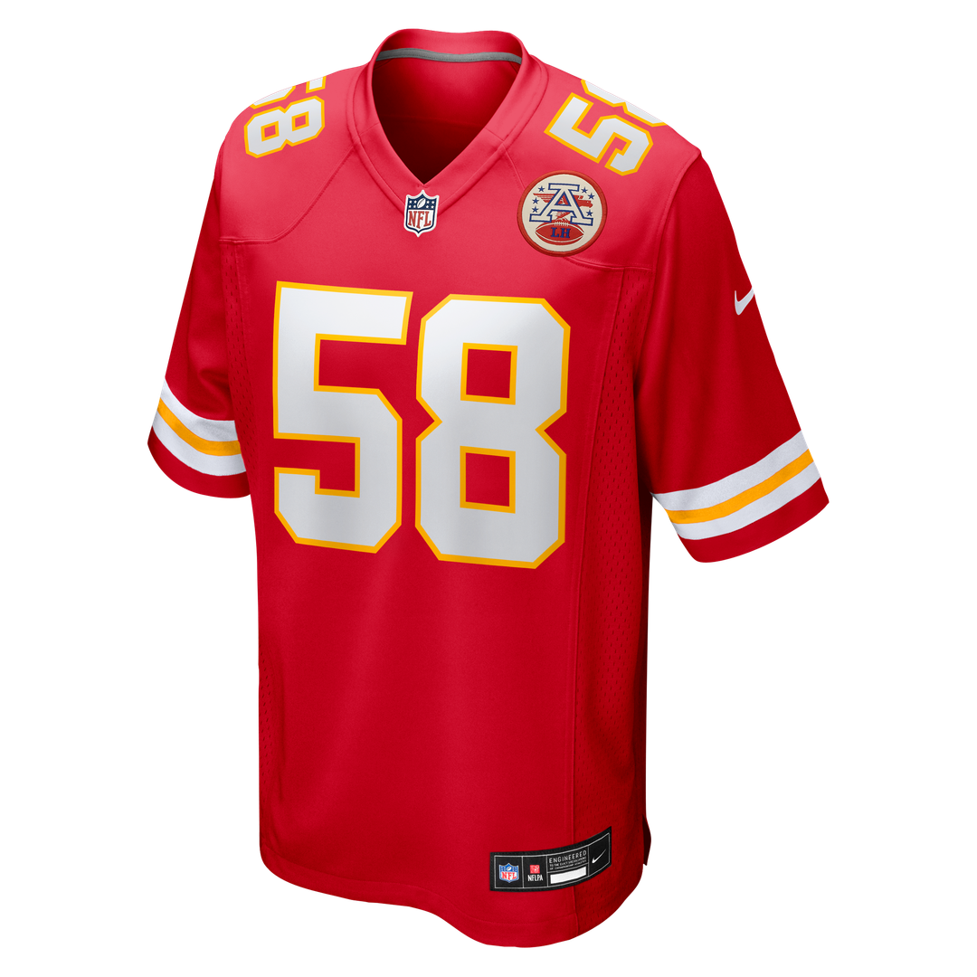 Kansas City Chiefs Derrick Thomas Nike White Retired Game product image 8