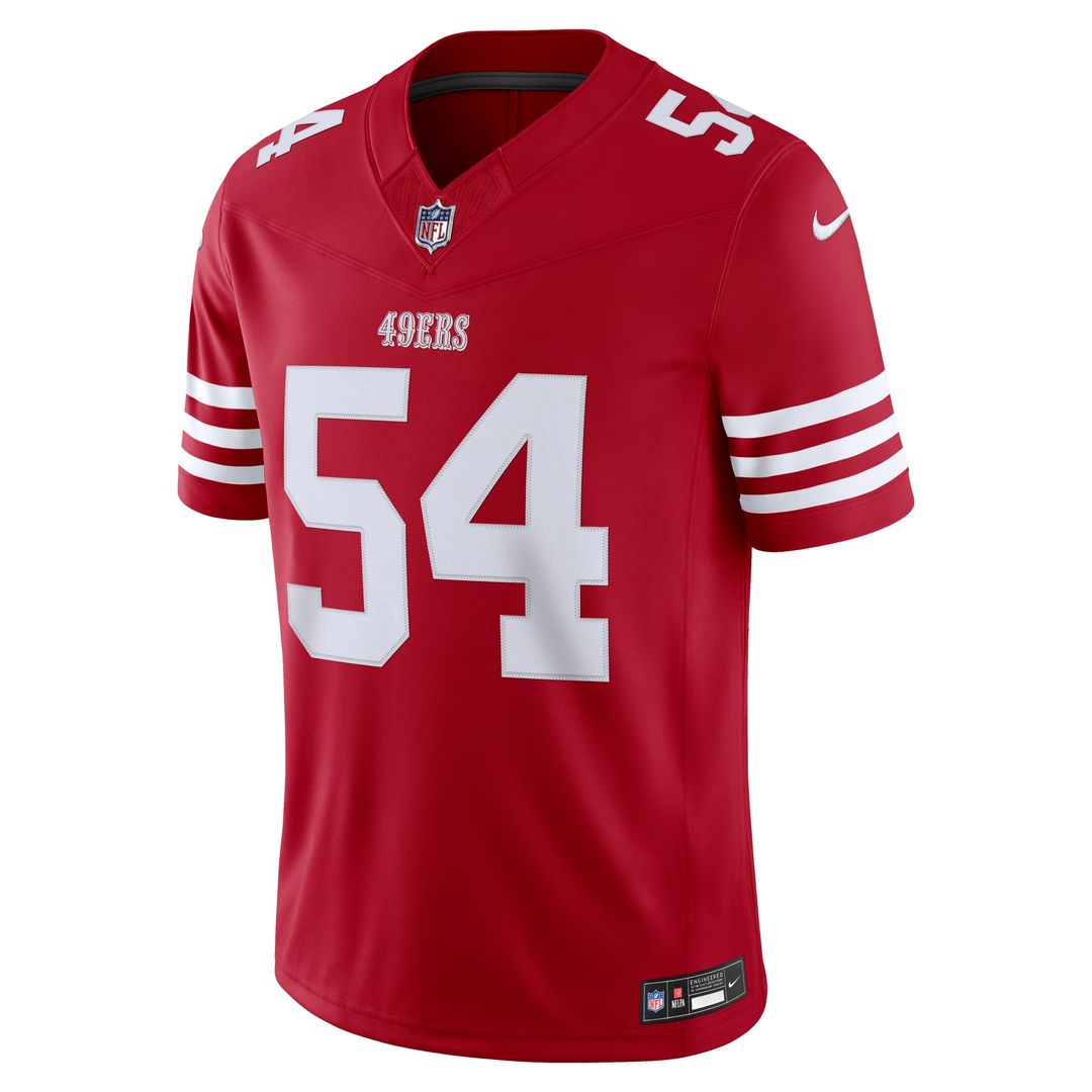 San Francisco 49ers Fred Warner Nike White Alternate Vapor product image 8
