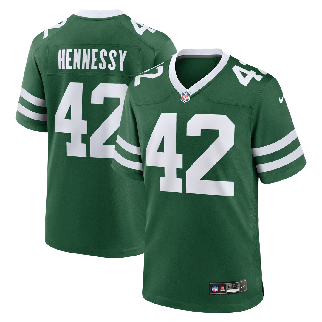 New York Jets Thomas Hennessy Nike Legacy Green Game Jersey product image 1