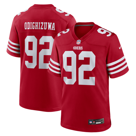 San Francisco 49ers Osa Odighizuwa Nike Scarlet Game Jersey product image 1