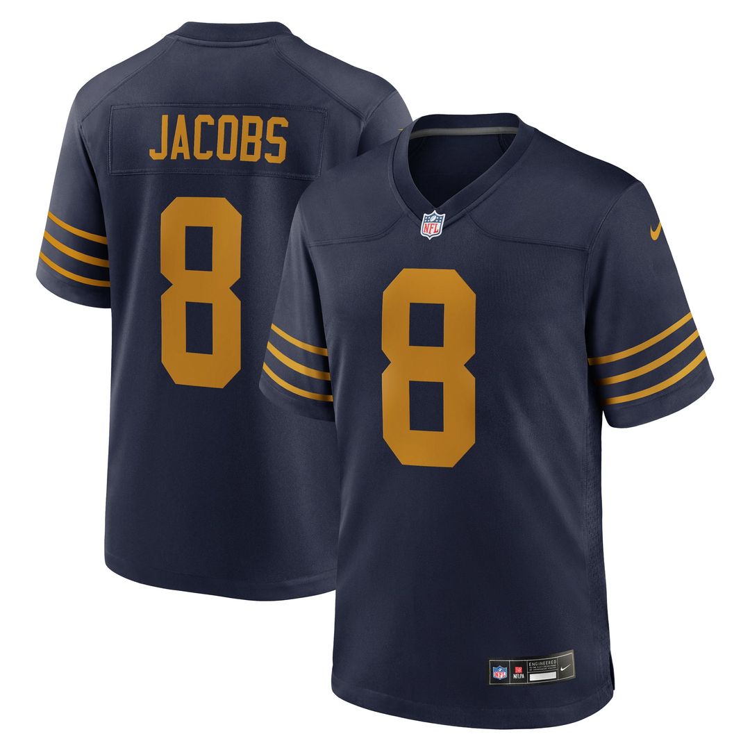 Green Bay Packers Josh Jacobs Nike Navy The 1923 Classic product image 1