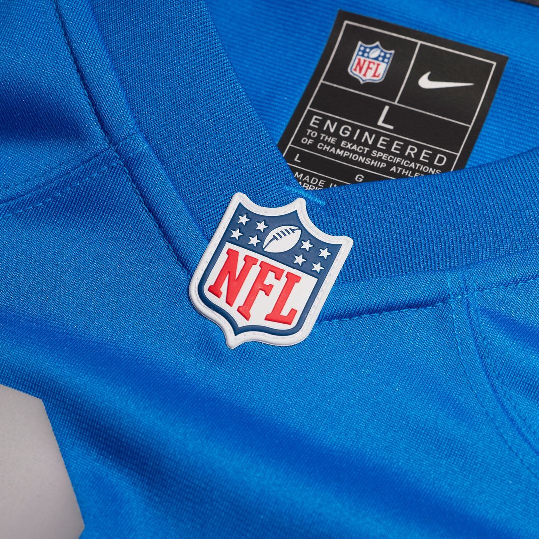 Detroit Lions Penei Sewell Nike Blue Alternate Game Jersey product image 4