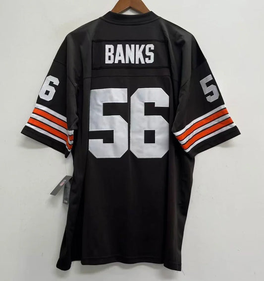 Chip Banks Cleveland Browns Official NFL Mitchell & Ness Jersey product image 1, provided for visual reference and product