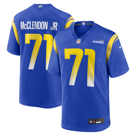 Los Angeles Rams Warren McClendon Jr. Nike Royal Game Jersey product image 1