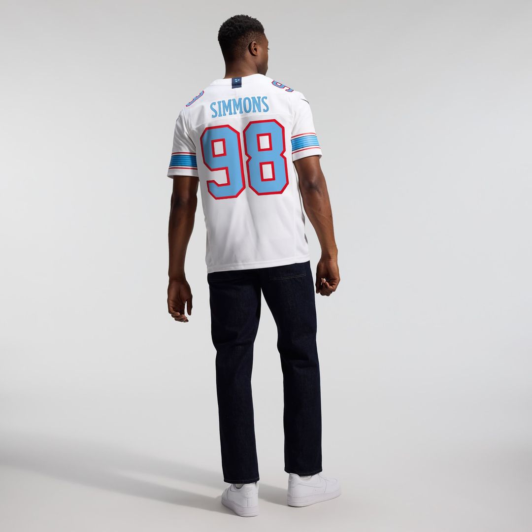 Tennessee Titans Jeffery Simmons Nike White Vapor FUSE product image 7