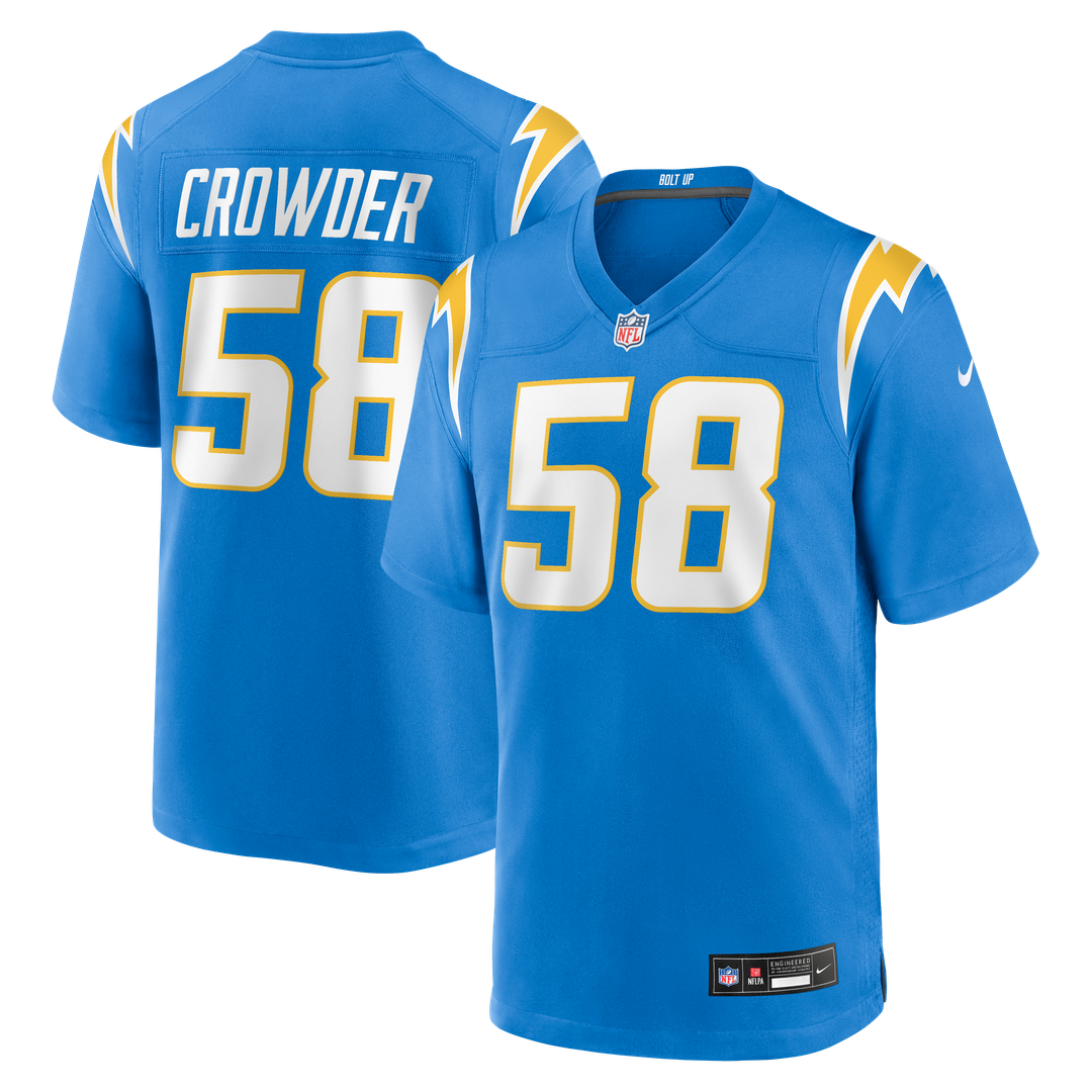 Los Angeles Chargers Tae Crowder Nike Powder Blue Game product image 1