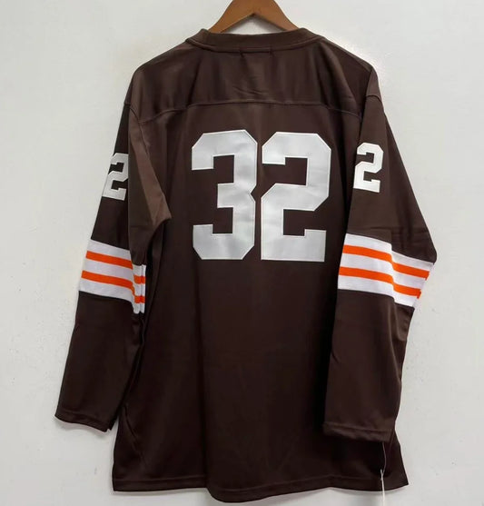 Jim Brown Cleveland Browns Official NFL Mitchell & Ness Jersey product image 1, provided for visual reference and product
