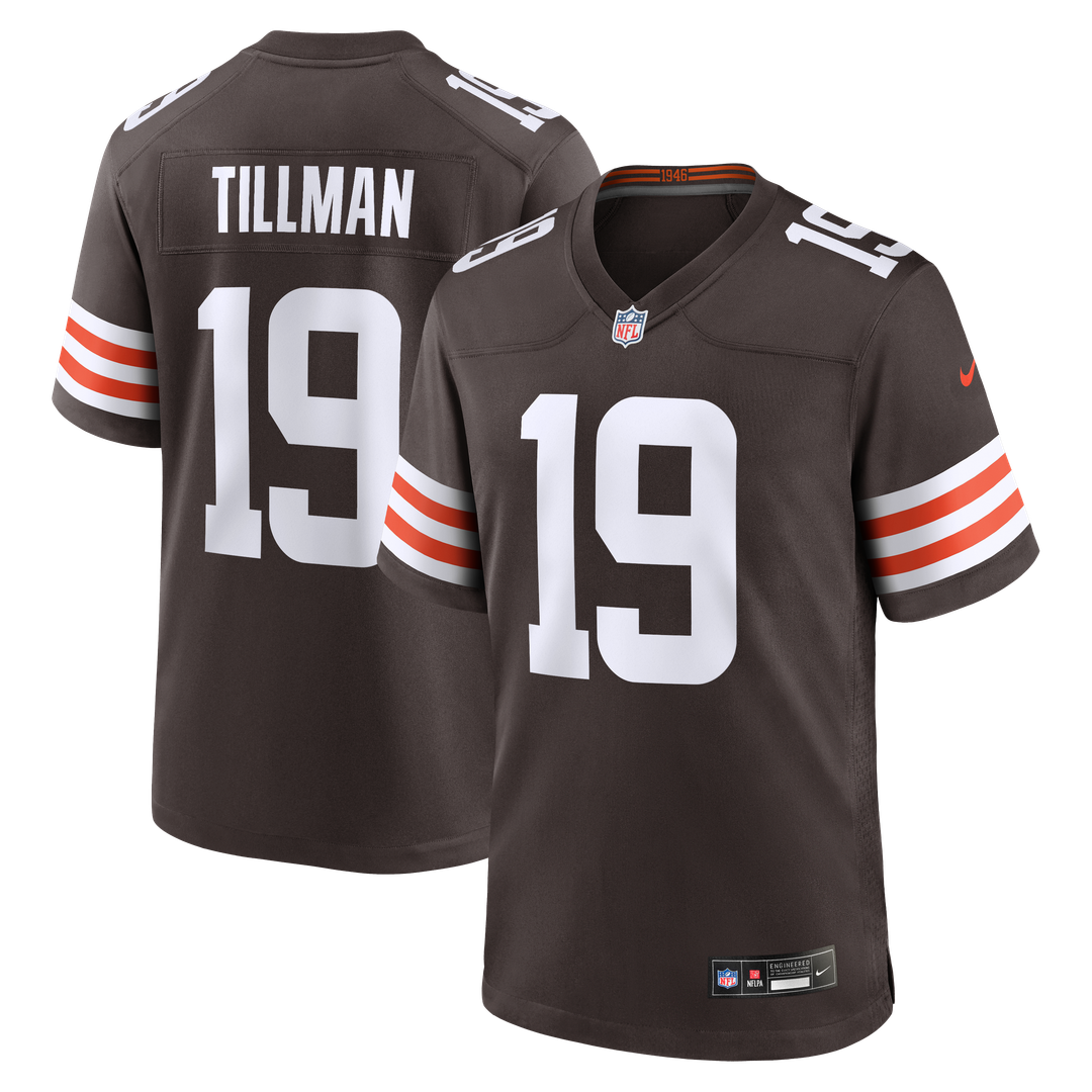 Cleveland Browns Cedric Tillman Nike Brown Game Jersey product image 1