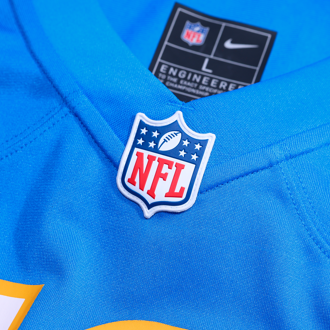 Los Angeles Chargers Josh Fuga Nike Powder Blue Game Jersey product image 4