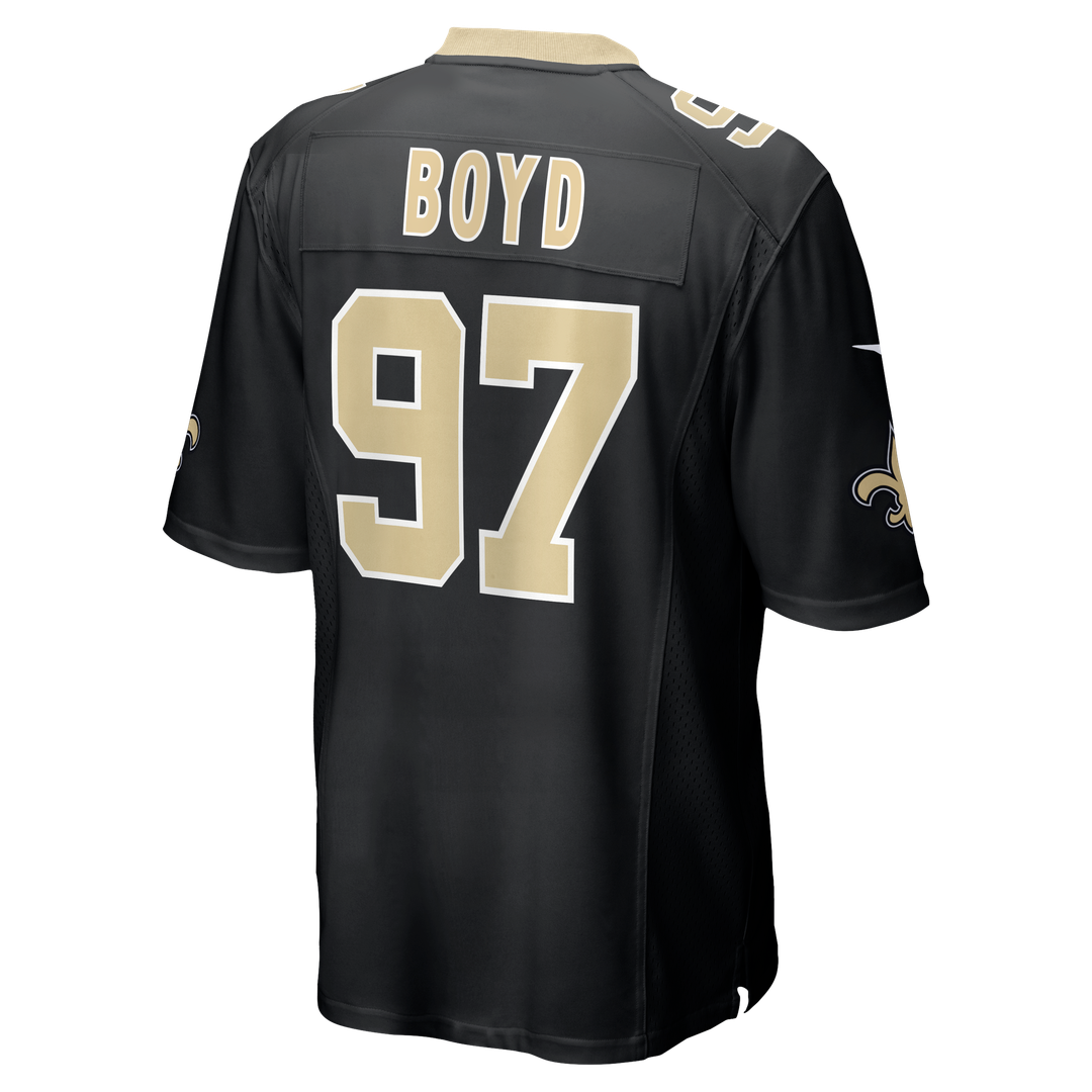 New Orleans Saints Khristian Boyd Nike Black Game Jersey product image 3