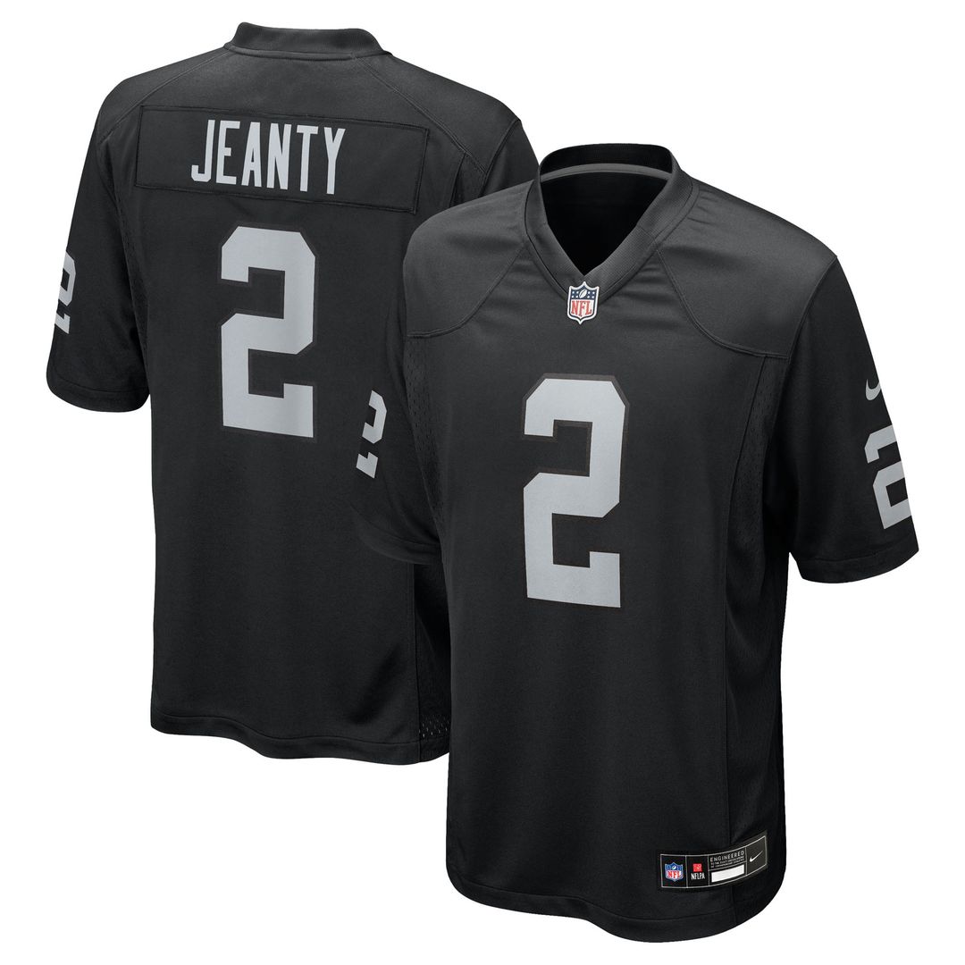 Las Vegas Raiders Ashton Jeanty Nike White Game Jersey product image 7