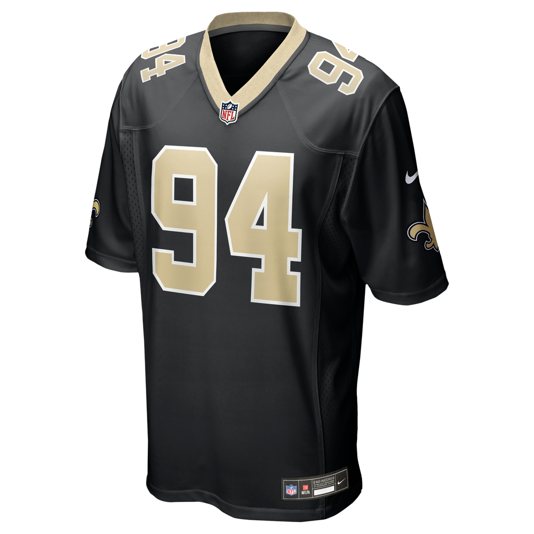 New Orleans Saints Cameron Jordan Nike Black Game Jersey product image 2