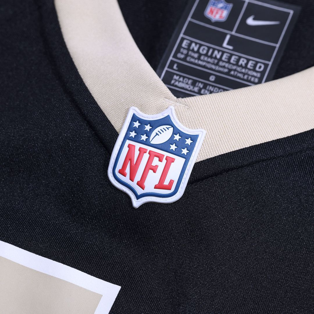 New Orleans Saints Khristian Boyd Nike Black Game Jersey product image 4
