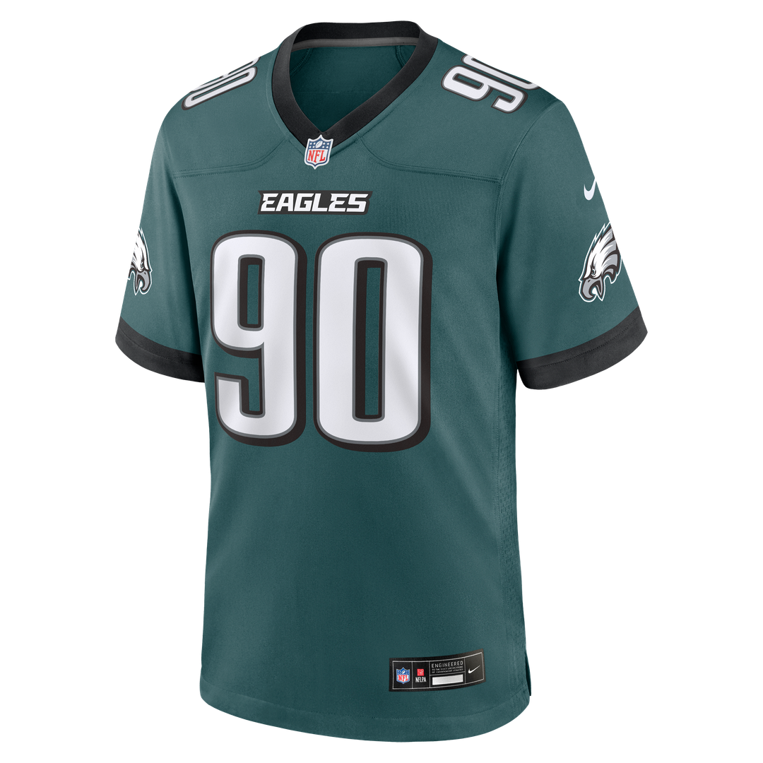 Philadelphia Eagles Jordan Davis Nike Midnight Green Game product image 5
