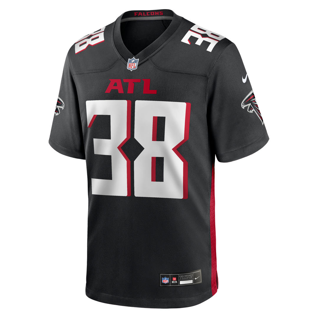 Atlanta Falcons Nathan Carter Nike Black Game Jersey product image 2
