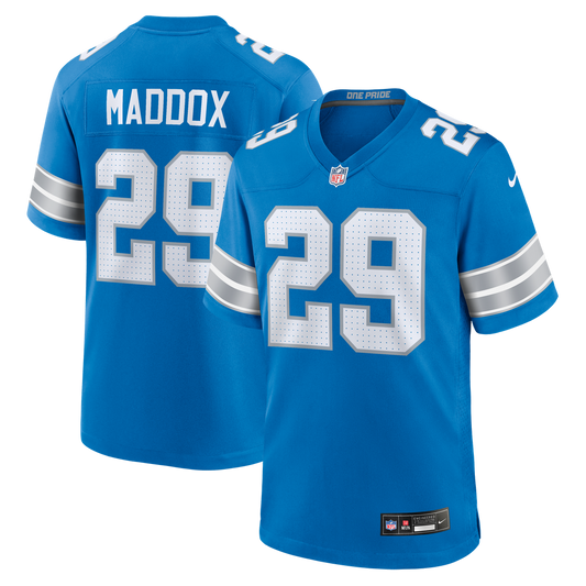 Detroit Lions Avonte Maddox Nike Blue Game Jersey product image 1