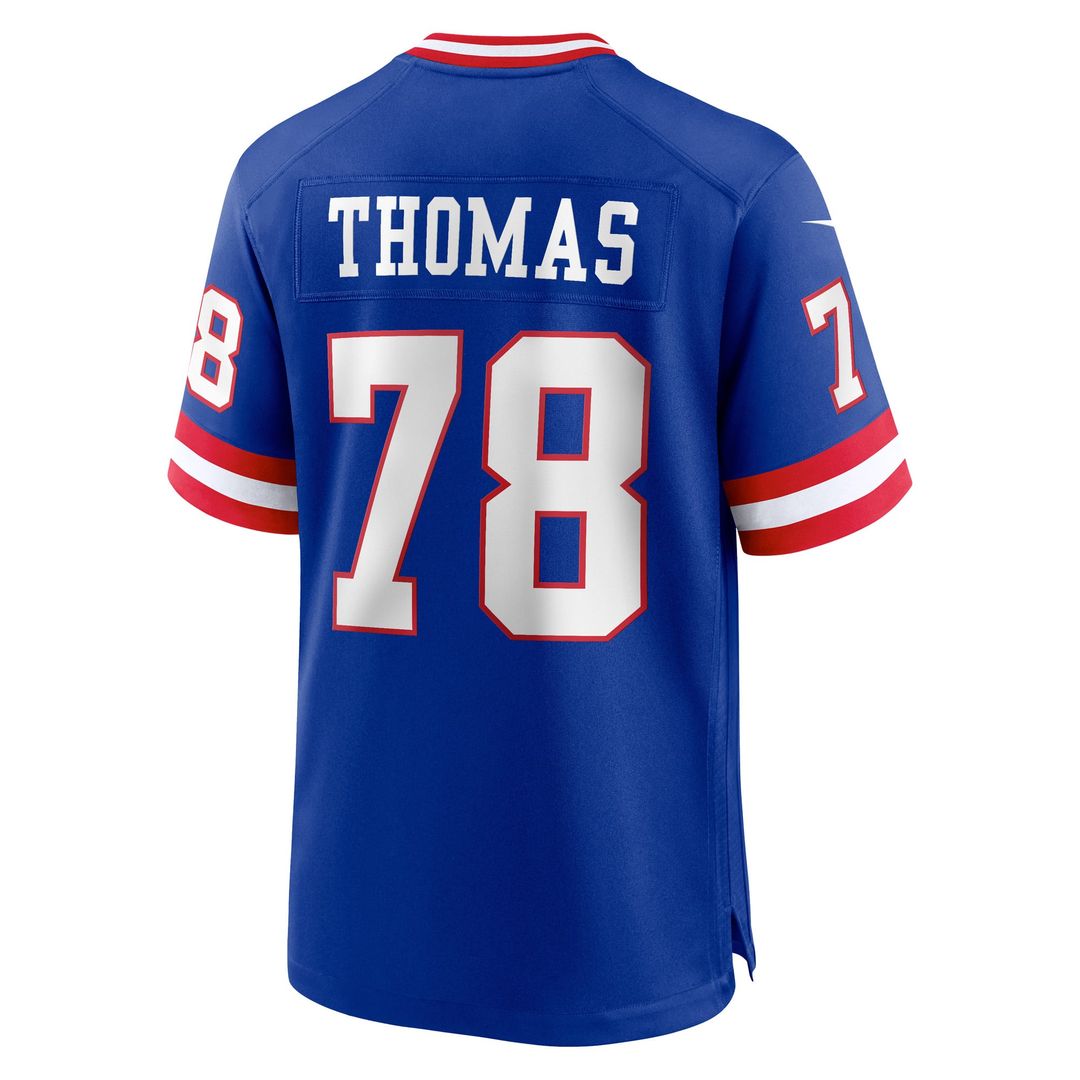 New York Giants Andrew Thomas Nike Royal Alternate Game product image 3