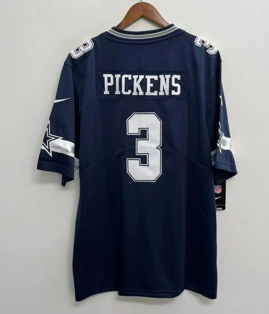 George Pickens Dallas Cowboys Official NFL Nike Jersey Navy blue product image 1, provided for visual reference and product