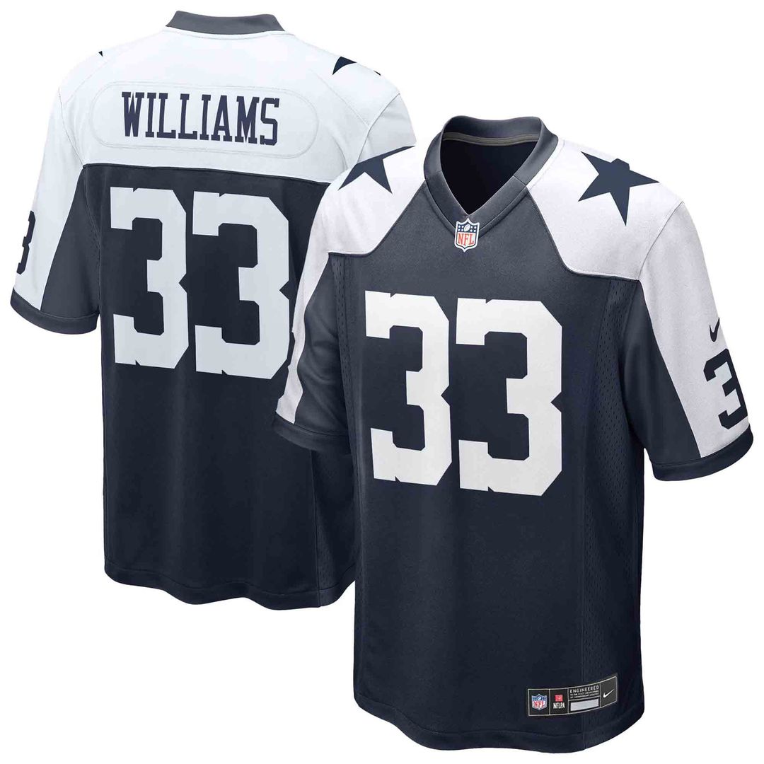 Dallas Cowboys Javonte Williams Nike Navy Alternate Game product image 14