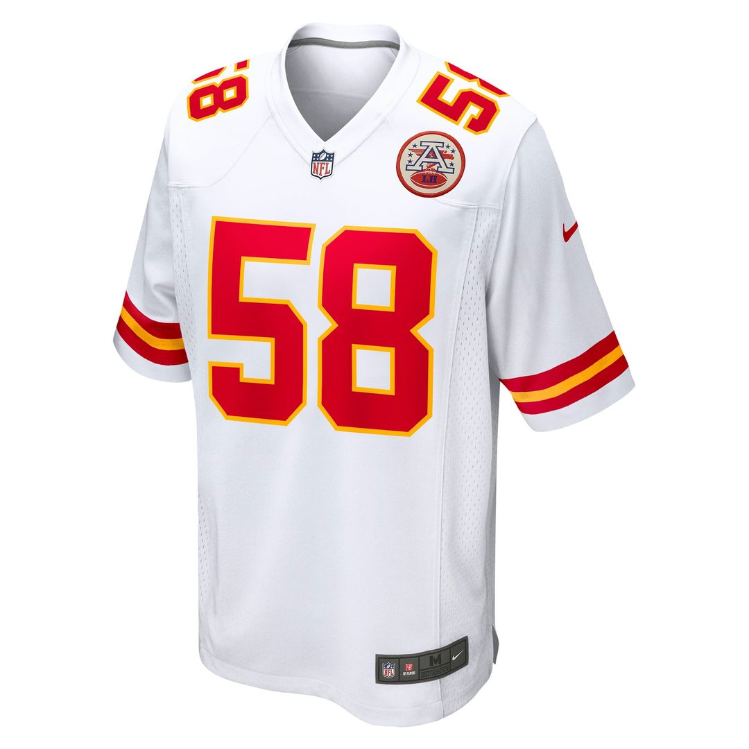 Kansas City Chiefs Derrick Thomas Nike White Retired Game product image 5