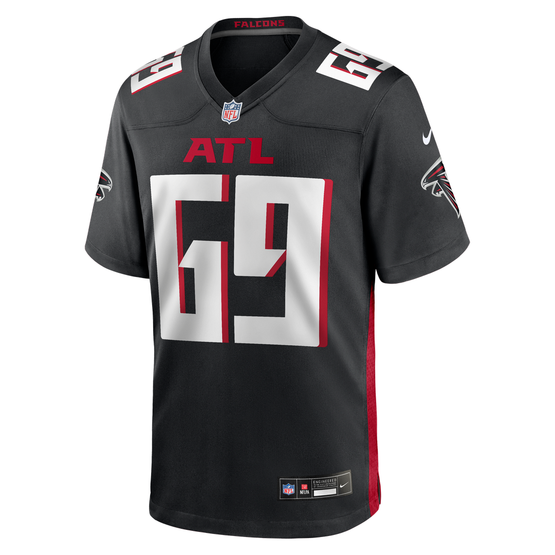 Atlanta Falcons Jack Nelson Nike Black Game Jersey product image 2