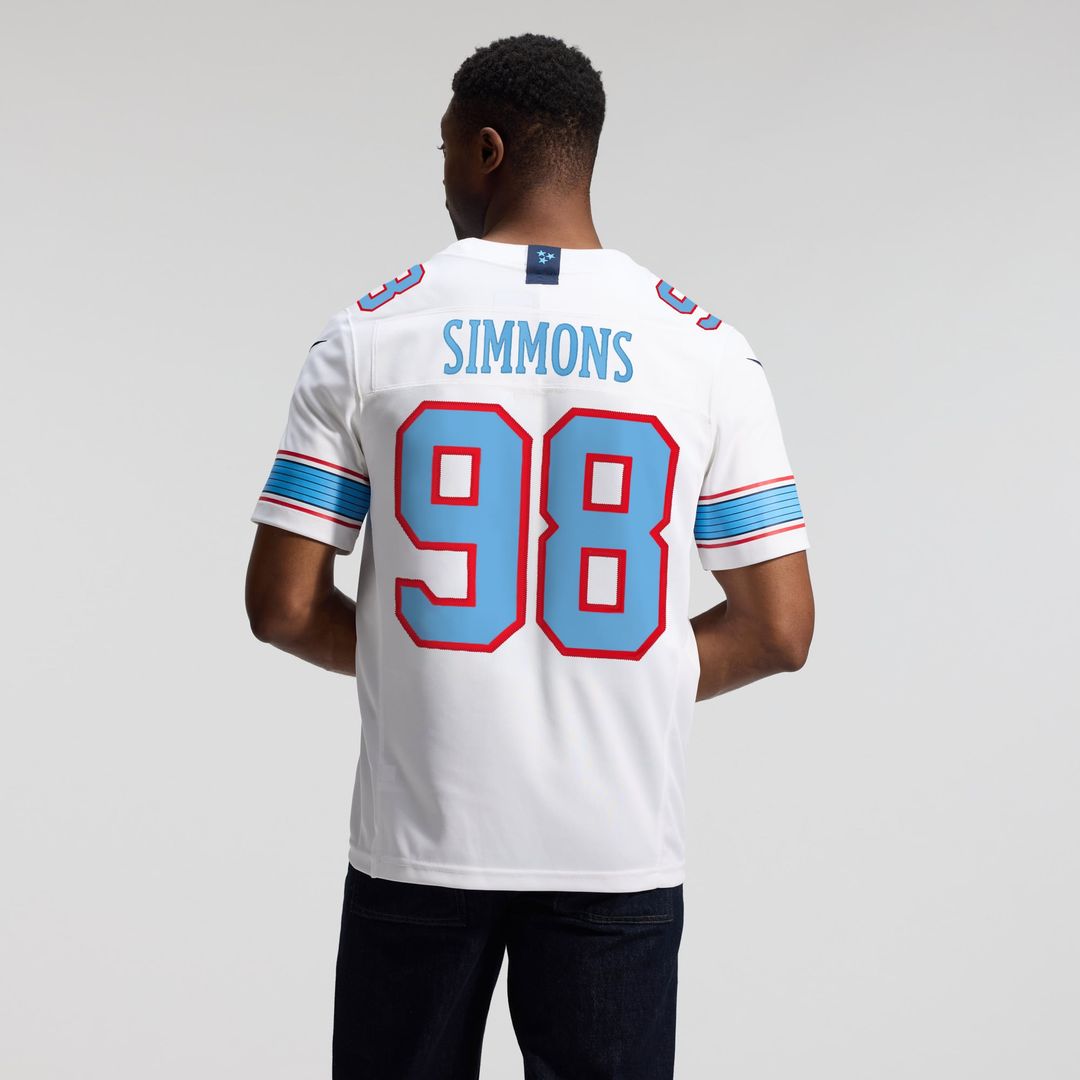 Tennessee Titans Jeffery Simmons Nike White Vapor FUSE product image 18
