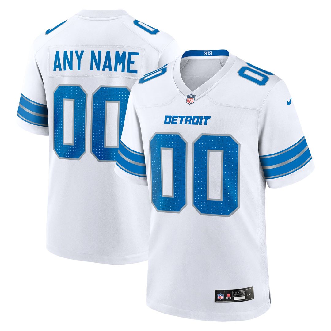 Detroit Lions Nike Blue Custom Jersey product image 20