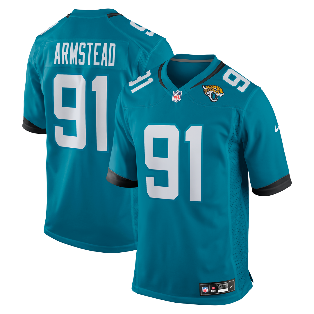 Jacksonville Jaguars Arik Armstead Nike Teal Game Jersey product image 1