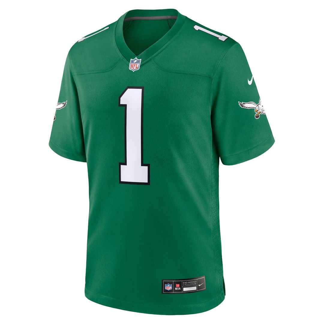 Philadelphia Eagles Jalen Hurts Nike Kelly Green Alternate product image 2