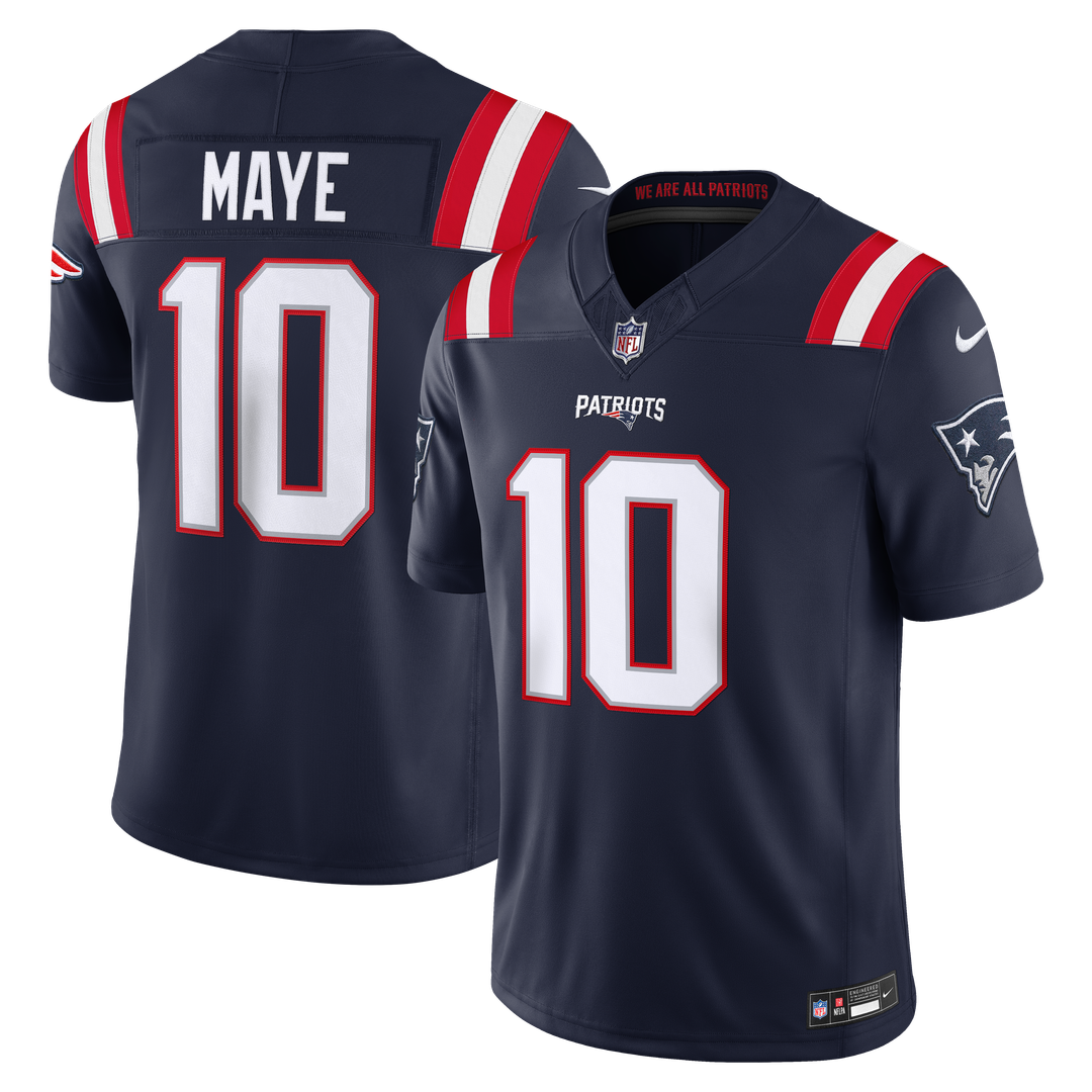New England Patriots Drake Maye Nike Navy Team Vapor FUSE product image 1