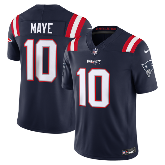 New England Patriots Drake Maye Nike Navy Team Vapor FUSE product image 1