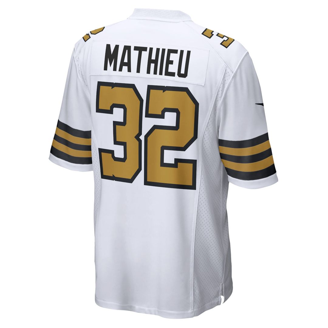 New Orleans Saints Tyrann Mathieu Nike White Alternate Game product image 3