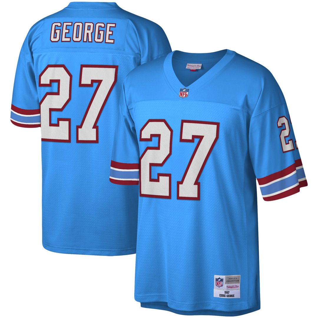 Houston Oilers Eddie George Mitchell & Ness White Legacy product image 7