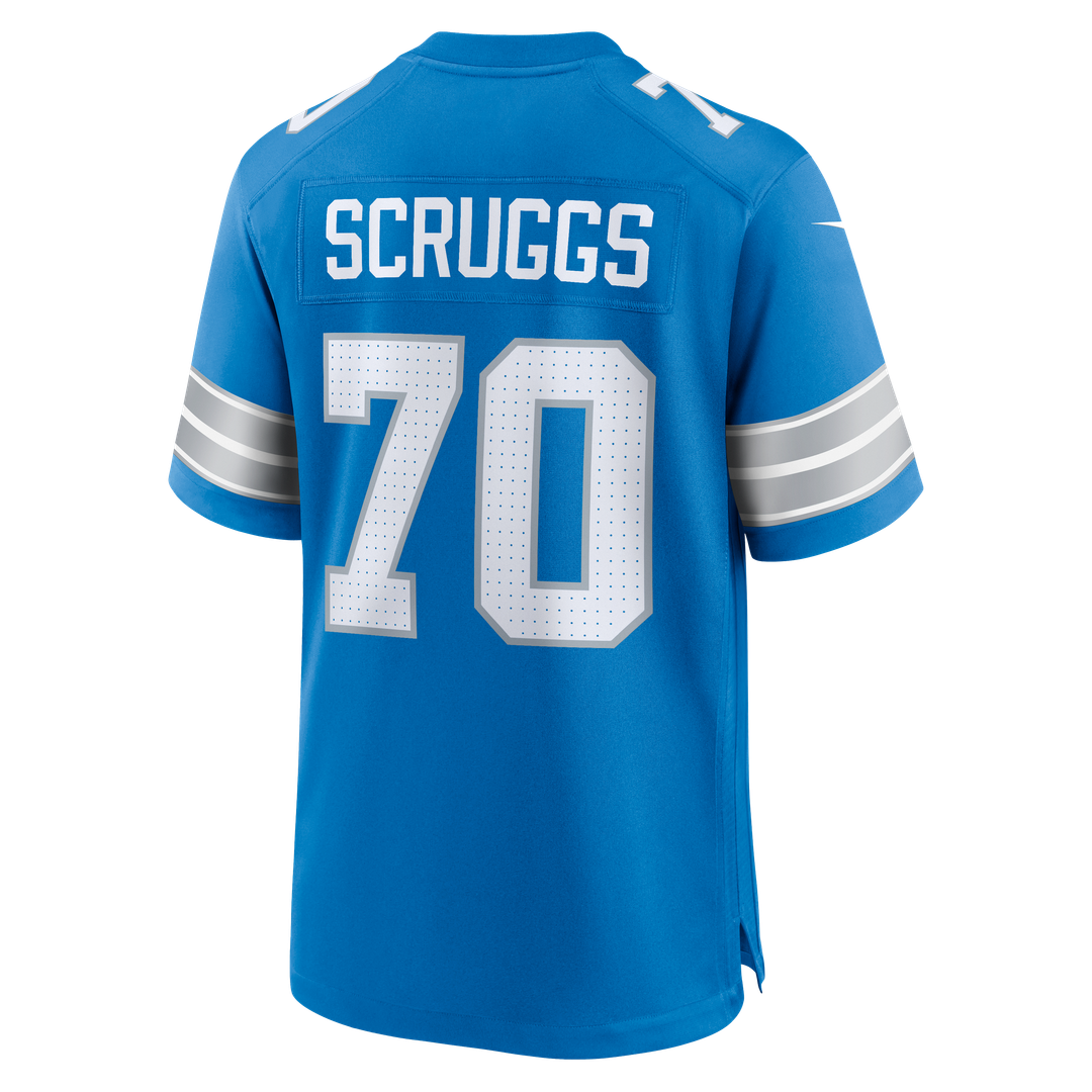 Detroit Lions Juice Scruggs Nike Blue Game Jersey product image 3