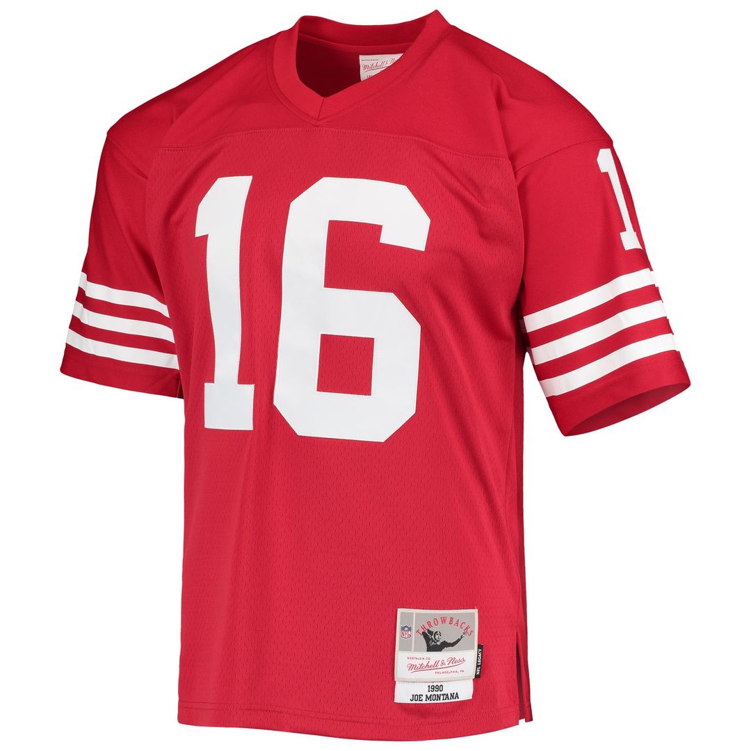 San Francisco 49ers Joe Montana Mitchell & Ness White 1990 product image 8