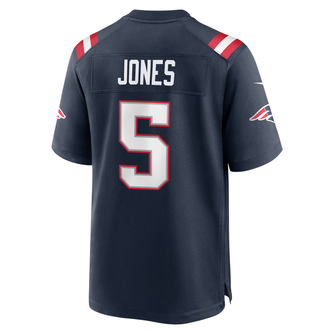 New England Patriots Dre'Mont Jones Nike Navy Game Jersey product image 5