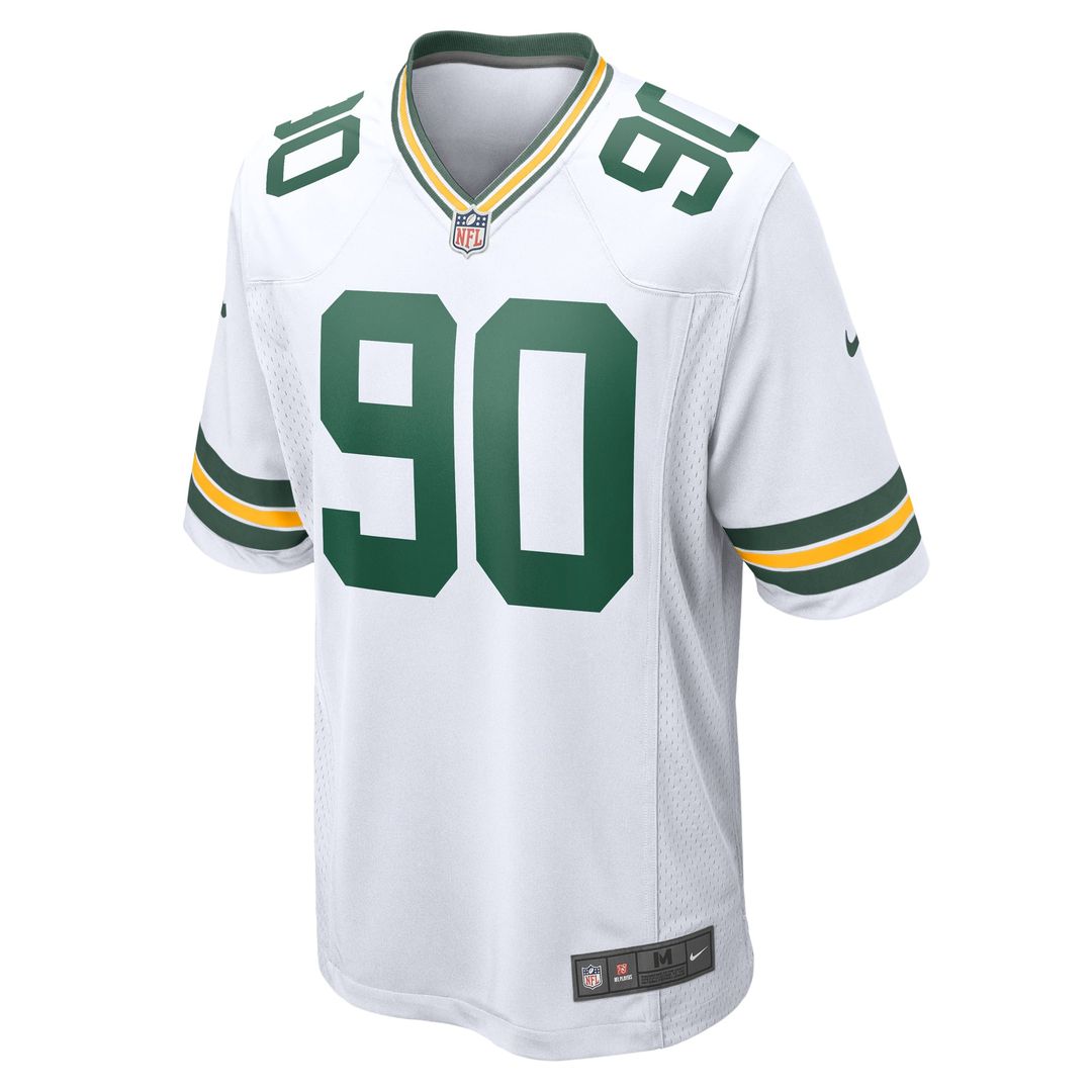 Green Bay Packers Lukas Van Ness Nike White Game Jersey product image 2