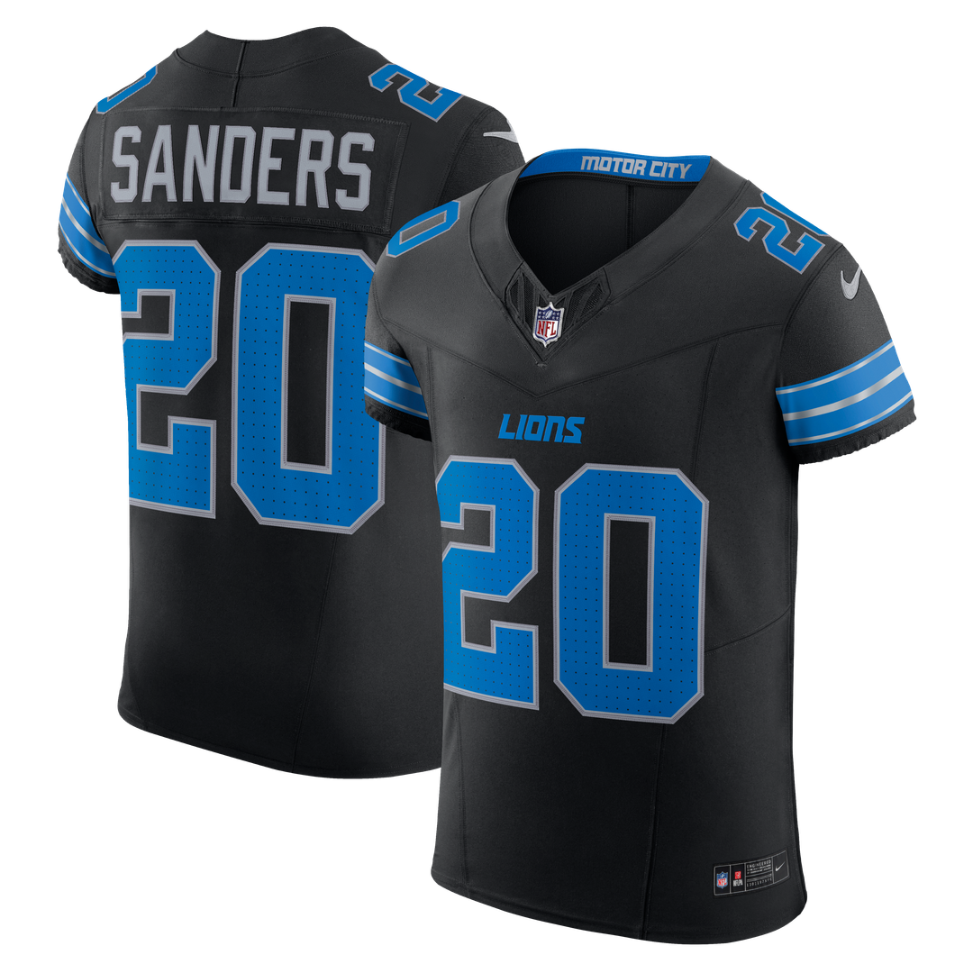 Detroit Lions Barry Sanders Nike Black Alternate Vapor FUSE product image 4