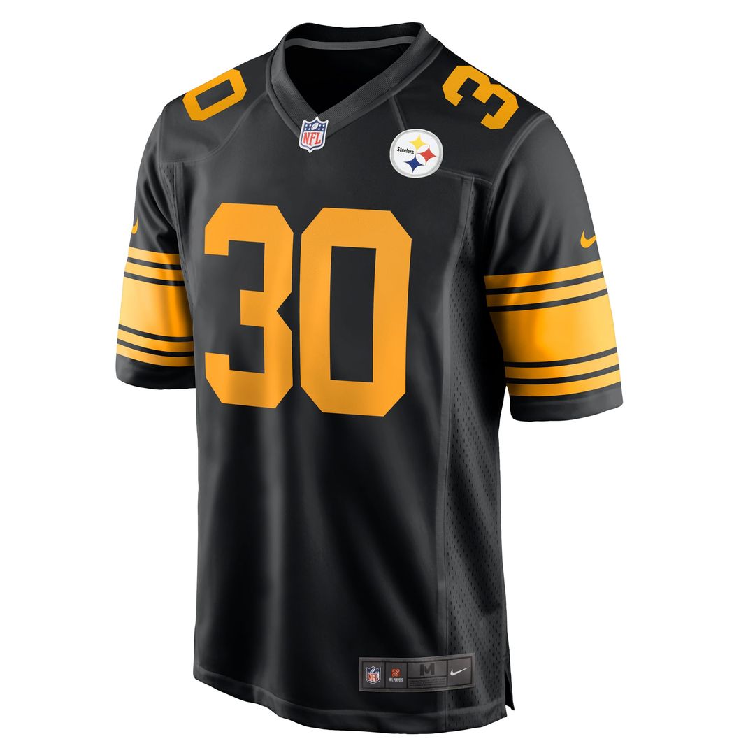 Pittsburgh Steelers Jaylen Warren Nike Black Alternate Game product image 2