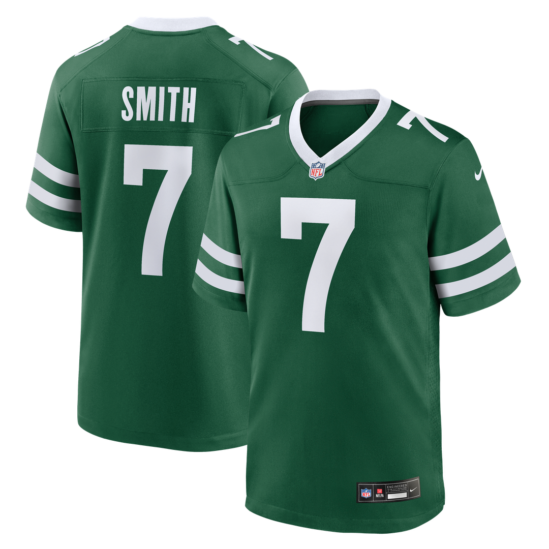 New York Jets Geno Smith Nike Legacy Green Game Jersey product image 1
